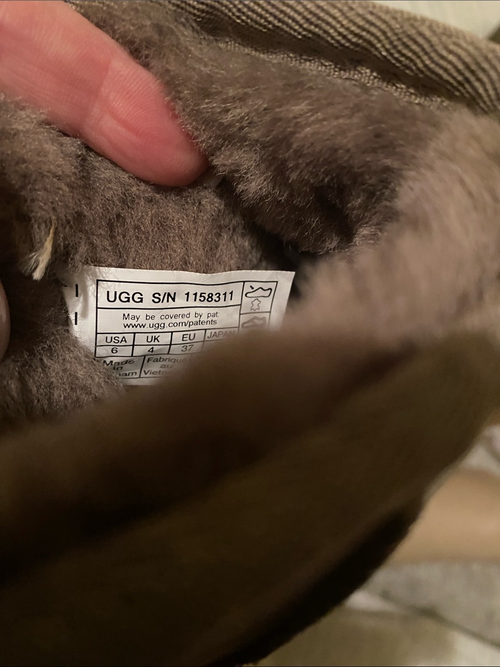 UGG Taupe Suede Platform Ankle Booties - Picture 8 of 8